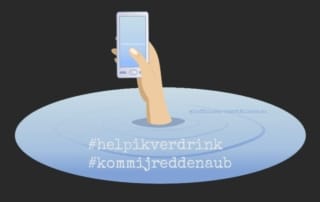 verdrinken in de social media