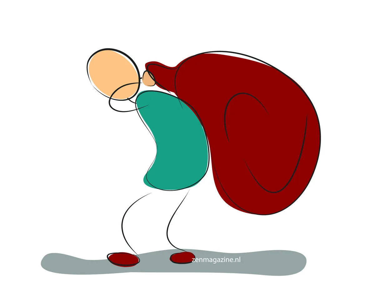 zak vol negatieve gedachten ballas met deze zak vol negatieve gedachten